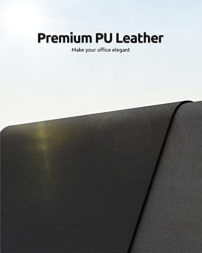 YSAGi Leather Desk Pad Protector