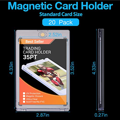 20 Pack - Magnetic Card Holder