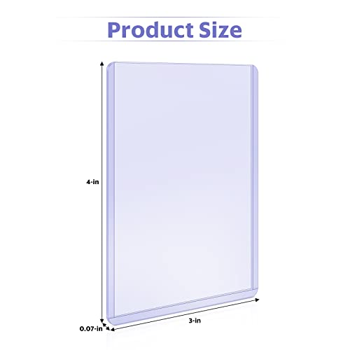 CARD PROTECTOR BUNDLE - 200 Count TopLoaders, 200 Count Clear Soft Baseball Card Sleeves