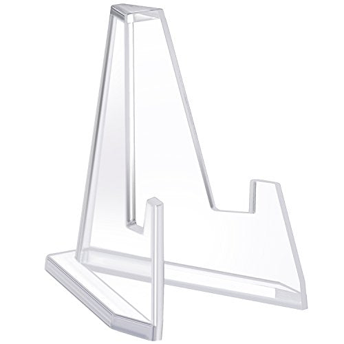 Boao 12 Packs Mini Clear Acrylic Easel Stands