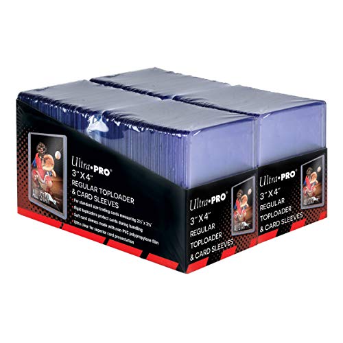 Ultra PRO 3" x 4" Clear Regular Top Loaders