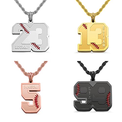 Custom Number Necklace