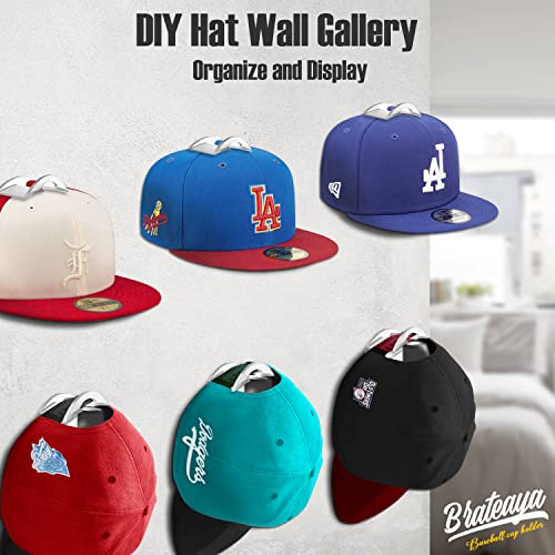 BRATEAYA Baseball Hat Holder for Wall