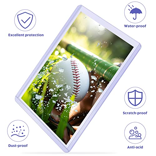 CARD PROTECTOR BUNDLE - 200 Count TopLoaders, 200 Count Clear Soft Baseball Card Sleeves