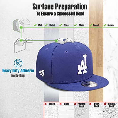BRATEAYA Baseball Hat Holder for Wall