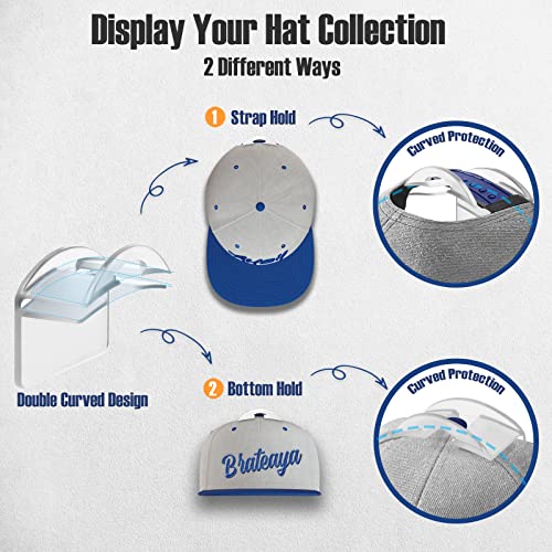 BRATEAYA Baseball Hat Holder for Wall